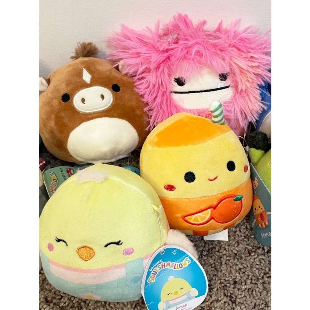 Squishmallows Plush Lot of 8 Mixed Characters Food Animals Cute Soft Stuffed Toy - Picture 2 of 8